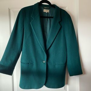 LL Bean Vintage Teal Blazer
